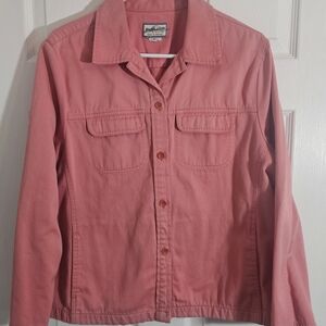 Pendleton Women's Large Muted Pink Cotton Outdoor Jacket.